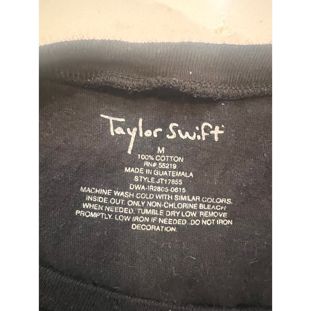TAYLOR SWIFT OFFICIAL AUTHENTIC 1989 TOUR TANK TOP SHIRT BLACK  SIZE MED EUC - Picture 5 of 5
